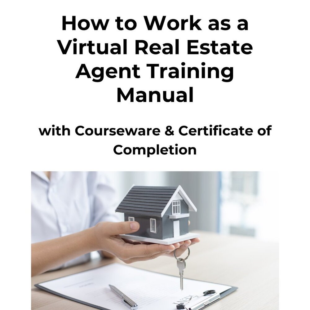 How to Work as a Virtual Real Estate Agent Training Manual Paperback
